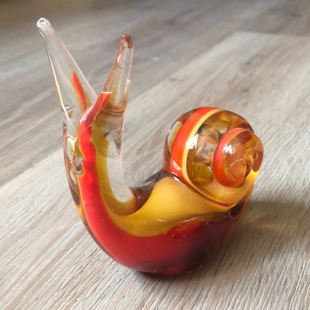 Decorative Glass Snail